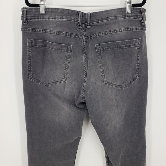 The Perfect Jean NYC Slim Fit Jeans 36 x 32 Stretch Cotton Miner Gray - Picture 9 of 11